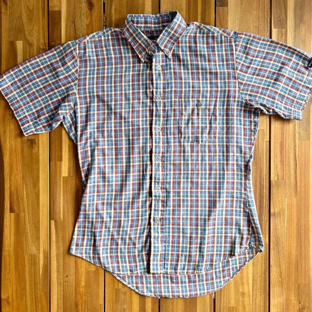 Mid-90s Vintage Wrangler Plaid Button-up